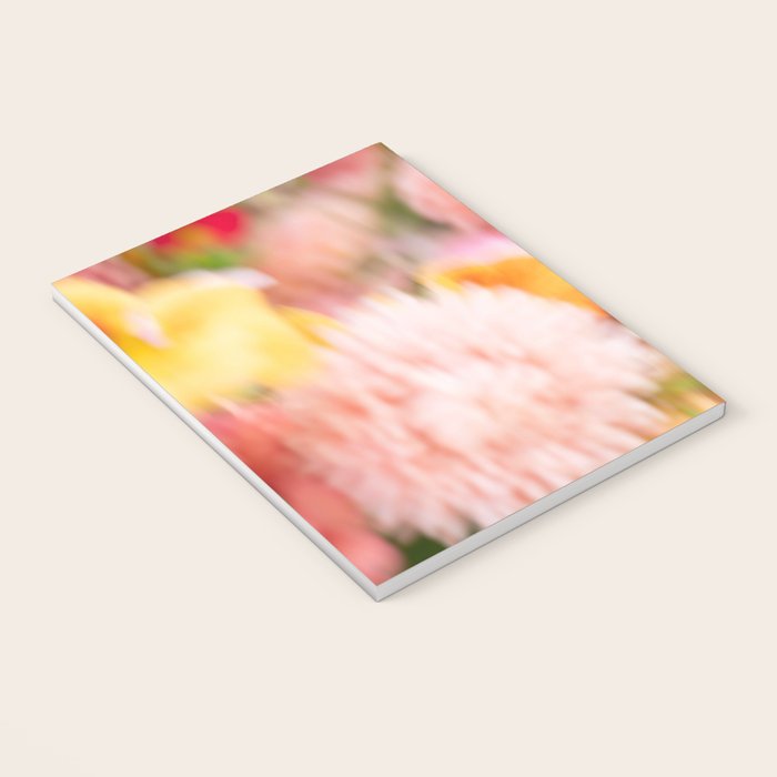 Moving flowers - Abstract Floral Photography | Square Notebook Gallery Image 3