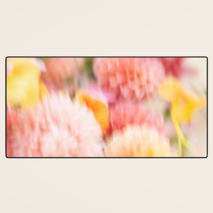 Moving flowers - Abstract Floral Photography | Square Desk Mat Gallery Image 3