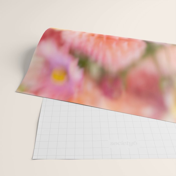 Moving flowers - Abstract Floral Photography | Square Wrapping Paper Gallery Image 2
