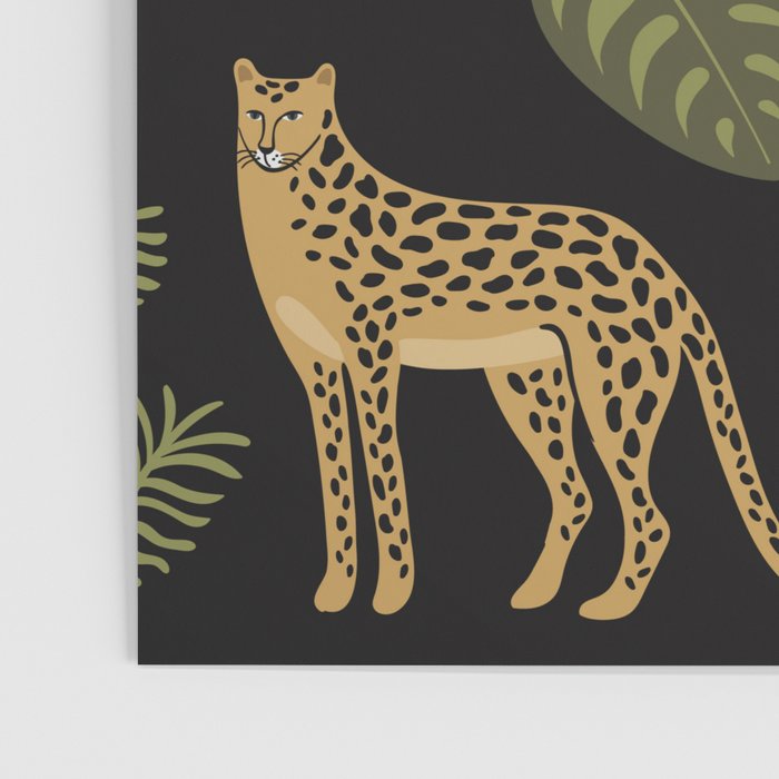 Jungle Night Cheetah Prints Poster Gallery Image 3