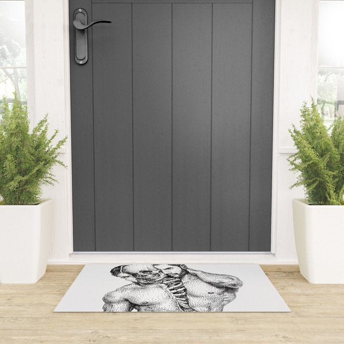 Split Spooky NOODDOOD Welcome Mat Gallery Image 3