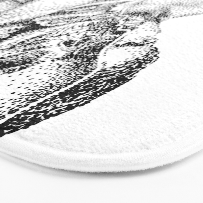 Split Spooky NOODDOOD Bath Mat Gallery Image 3