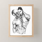Split Spooky NOODDOOD Mini Art Print Gallery Image 1