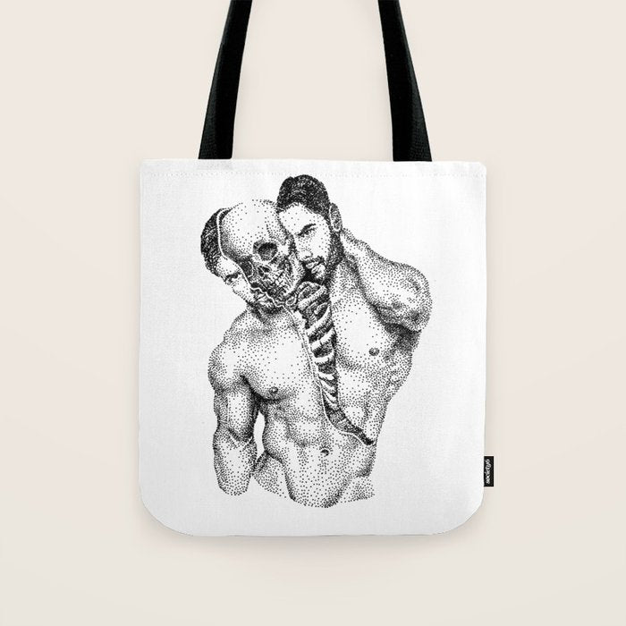 Split Spooky NOODDOOD Tote Bag Gallery Image 1