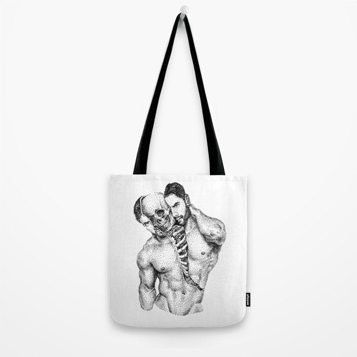 Split Spooky NOODDOOD Tote Bag Gallery Image 2