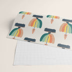 Whimsical aloe plicatilis succulent plant Wrapping Paper Gallery Image 2