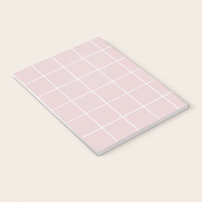 Grid (Light Pink) Notebook Gallery Image 3