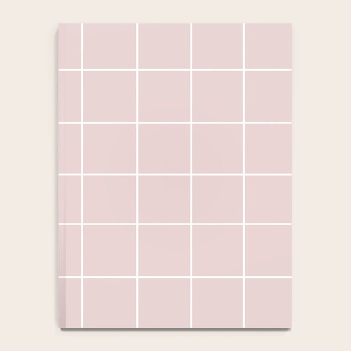 Grid (Light Pink) Notebook Gallery Image 4