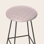 Grid (Light Pink) Stool Gallery Image 2