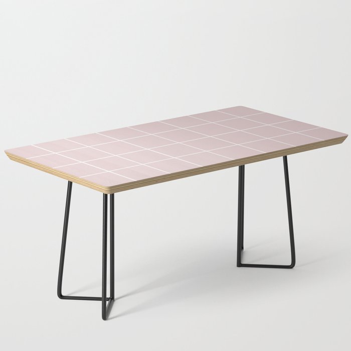 Grid (Light Pink) Coffee Table Gallery Image 1