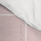 Grid (Light Pink) Comforter Gallery Image 4