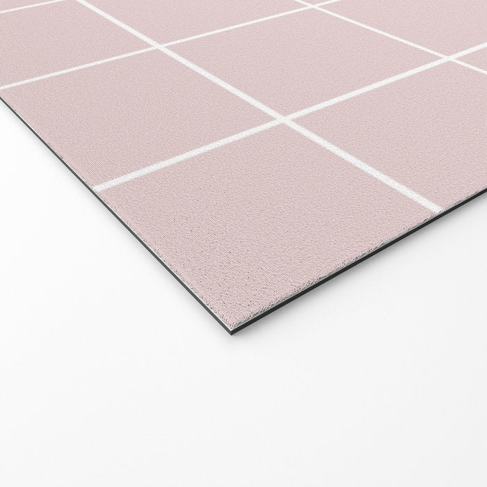 Grid (Light Pink) Welcome Mat Gallery Image 2