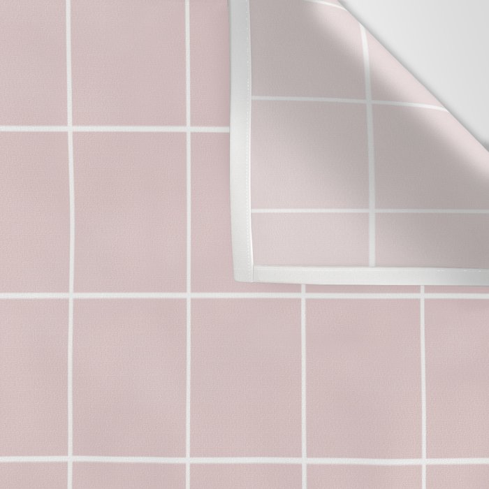 Grid (Light Pink) Wall Tapestry Gallery Image 3