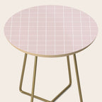 Grid (Light Pink) Side Table Gallery Image 2