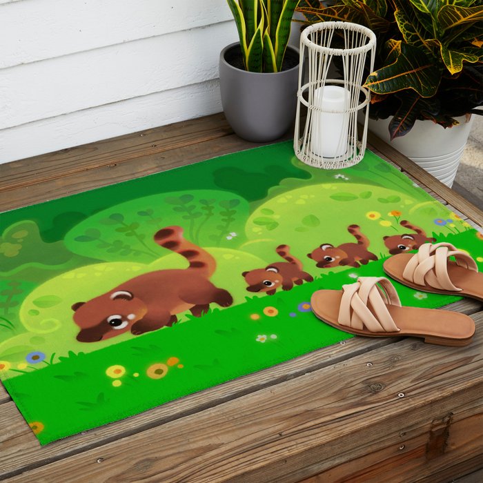 Coati family Outdoor Rug Gallery Image 2