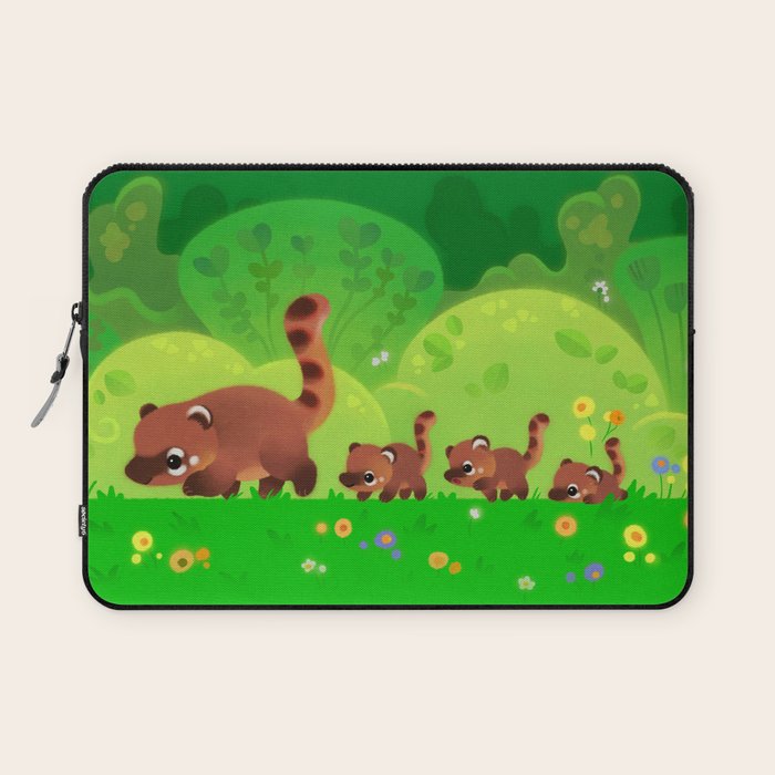 Coati family Laptop Sleeve Gallery Image 1