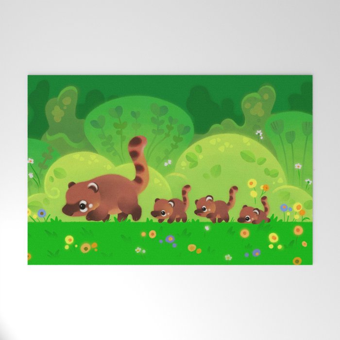 Coati family Welcome Mat Gallery Image 1