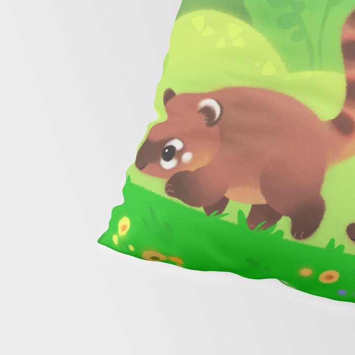Coati family Pillow Sham Gallery Image 4