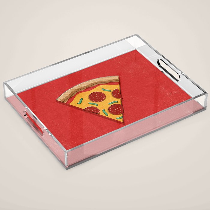 FAST FOOD / Pizza Acrylic Tray Gallery Image 1