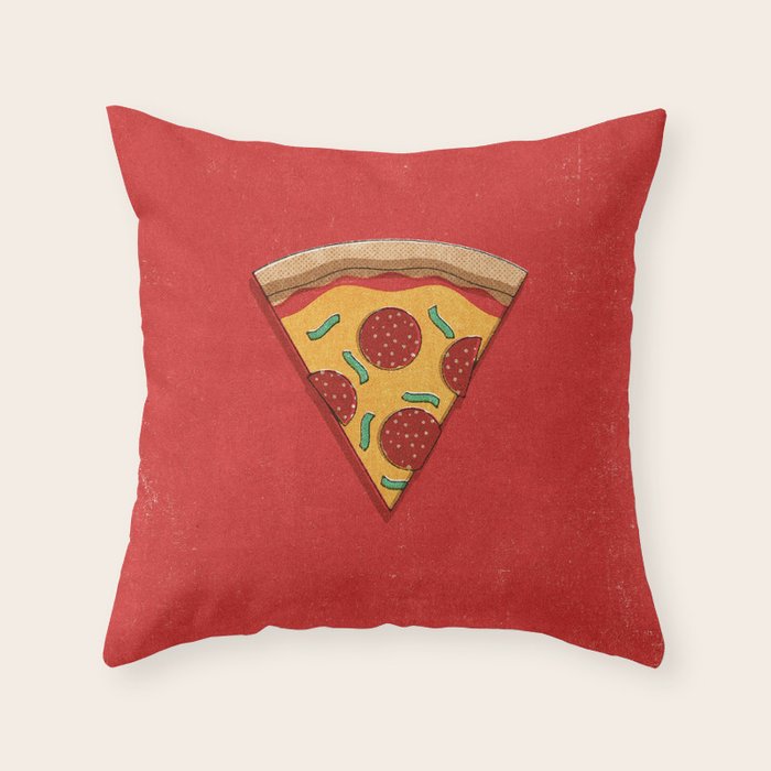 FAST FOOD / Pizza Throw Pillow Gallery Image 6