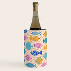 Go Fish - Blue, Yellow, Very Peri and Pink  Wine Chiller Gallery Image 1