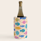 Go Fish - Blue, Yellow, Very Peri and Pink  Wine Chiller Gallery Image 2