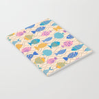 Go Fish - Blue, Yellow, Very Peri and Pink  Notebook Gallery Image 2