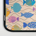 Go Fish - Blue, Yellow, Very Peri and Pink  Laptop Sleeve Gallery Image 3