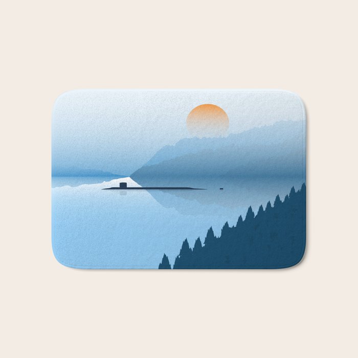Misty Submarine Bath Mat Gallery Image 1