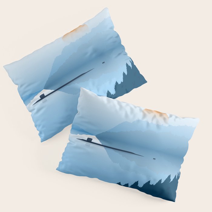 Misty Submarine Pillow Sham Gallery Image 3