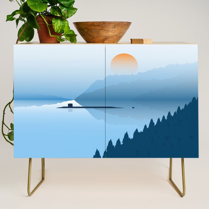 Misty Submarine Credenza Gallery Image 1