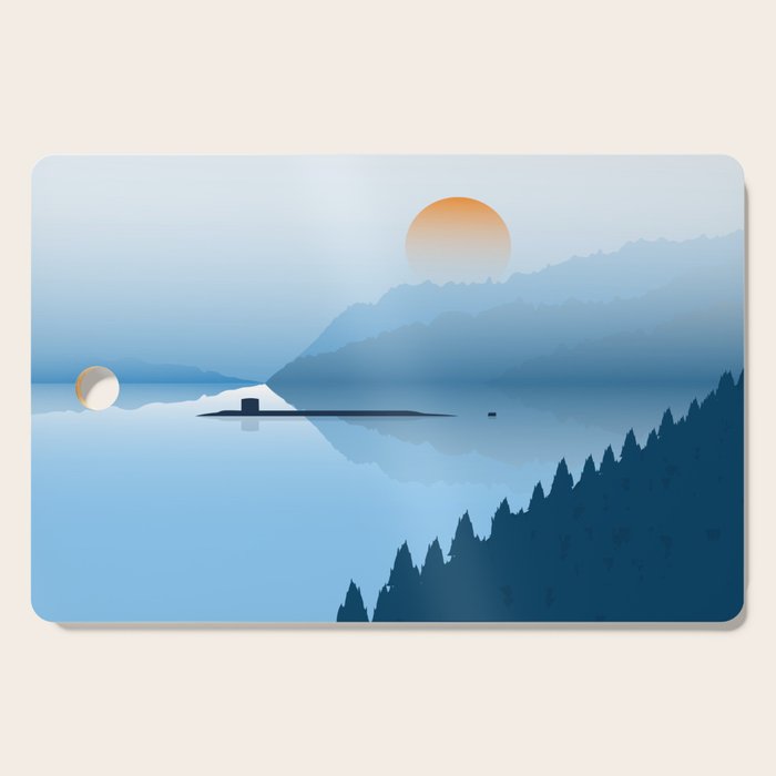 Misty Submarine Cutting Board Gallery Image 1