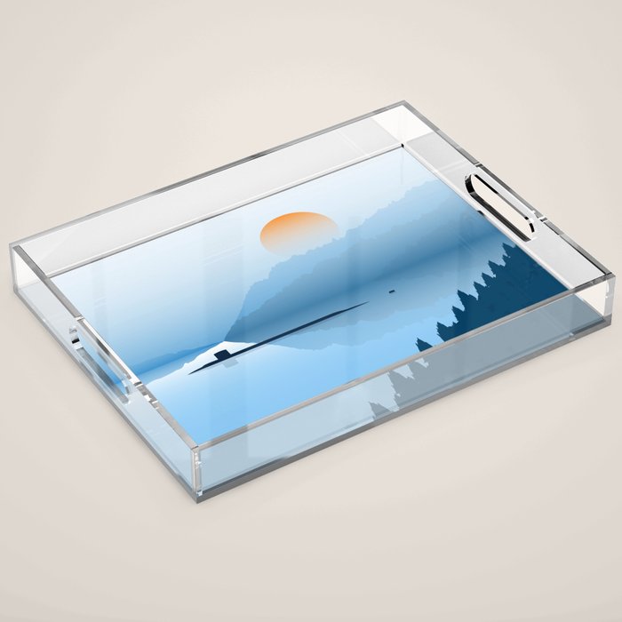 Misty Submarine Acrylic Tray Gallery Image 1