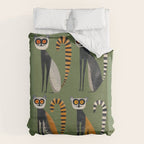 Striped Lemurs Duvet Cover Gallery Image 6