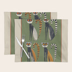 Striped Lemurs Placemat Gallery Image 1