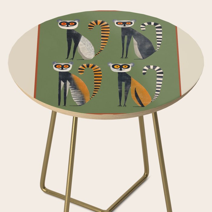 Striped Lemurs Side Table Gallery Image 2