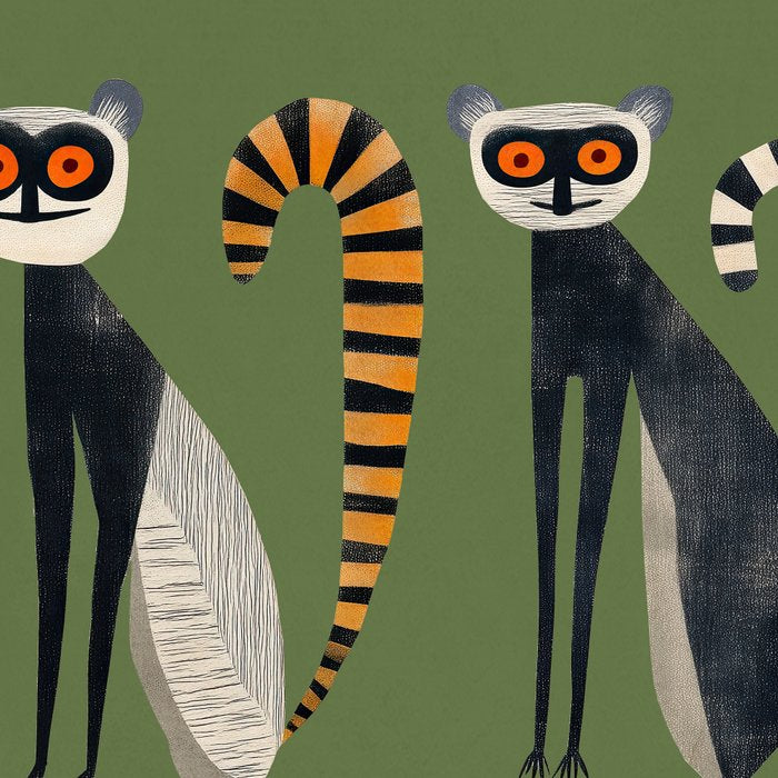Striped Lemurs Coffee Mug Gallery Image 2