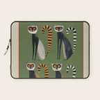 Striped Lemurs Laptop Sleeve Gallery Image 1