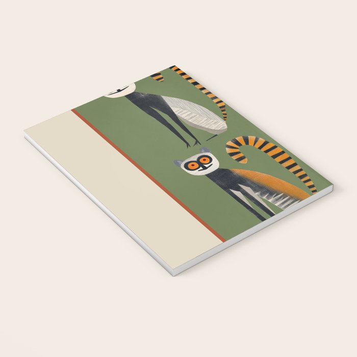 Striped Lemurs Notebook Gallery Image 3