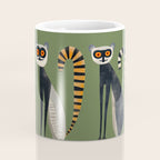 Striped Lemurs Coffee Mug Gallery Image 4