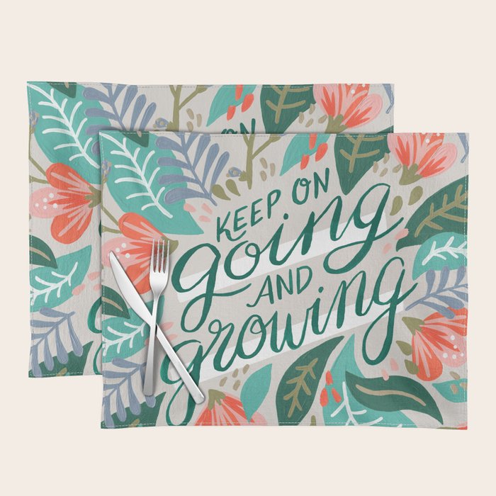 "Keep on Going and Growing" inspired by Eliza Blank, The Sill Placemat Gallery Image 1