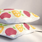 Apple and Orange - Love and Peace Pillow Sham Gallery Image 3
