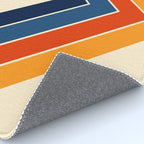 Colorful V Shape Retro Stripes Chilseongsin Rug Gallery Image 4