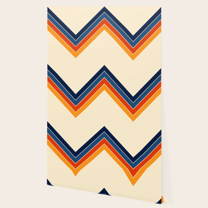 Colorful V Shape Retro Stripes Chilseongsin Wallpaper Gallery Image 2