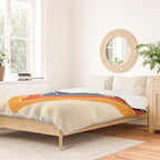 Colorful V Shape Retro Stripes Chilseongsin Duvet Cover Gallery Image 2