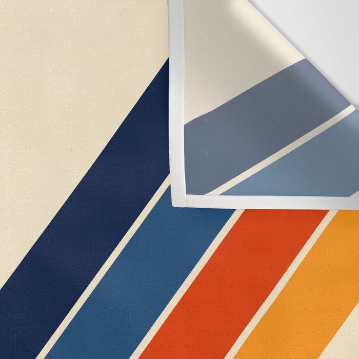 Colorful V Shape Retro Stripes Chilseongsin Wall Tapestry Gallery Image 3