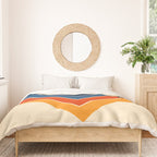 Colorful V Shape Retro Stripes Chilseongsin Duvet Cover Gallery Image 3