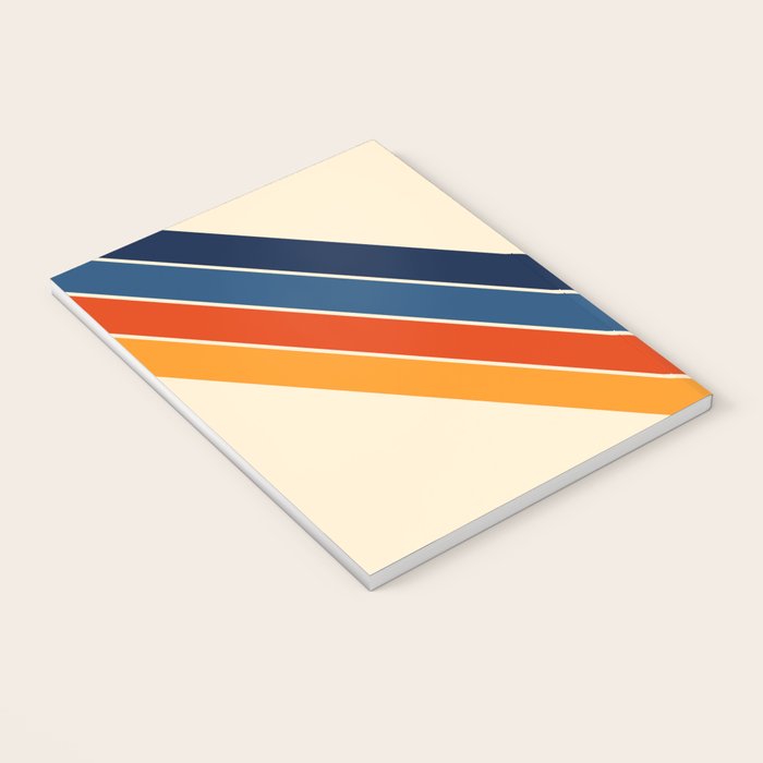 Colorful V Shape Retro Stripes Chilseongsin Notebook Gallery Image 3