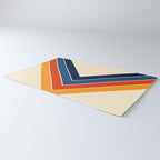 Colorful V Shape Retro Stripes Chilseongsin Rug Gallery Image 3