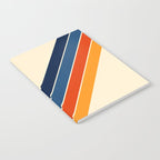 Colorful V Shape Retro Stripes Chilseongsin Notebook Gallery Image 2